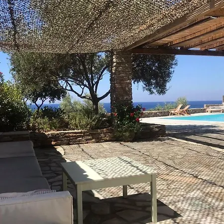 Sunset With Swimming Pool At Tzia Villa *